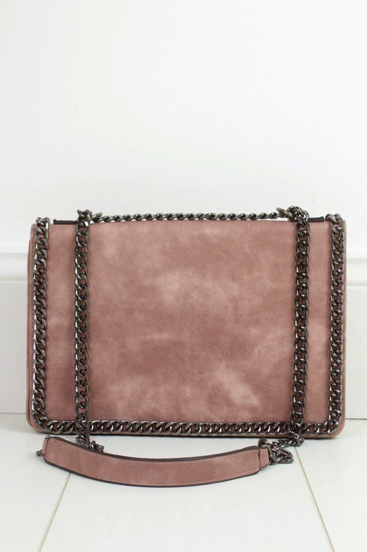 Rosie Pink Chain Shoulder Bag