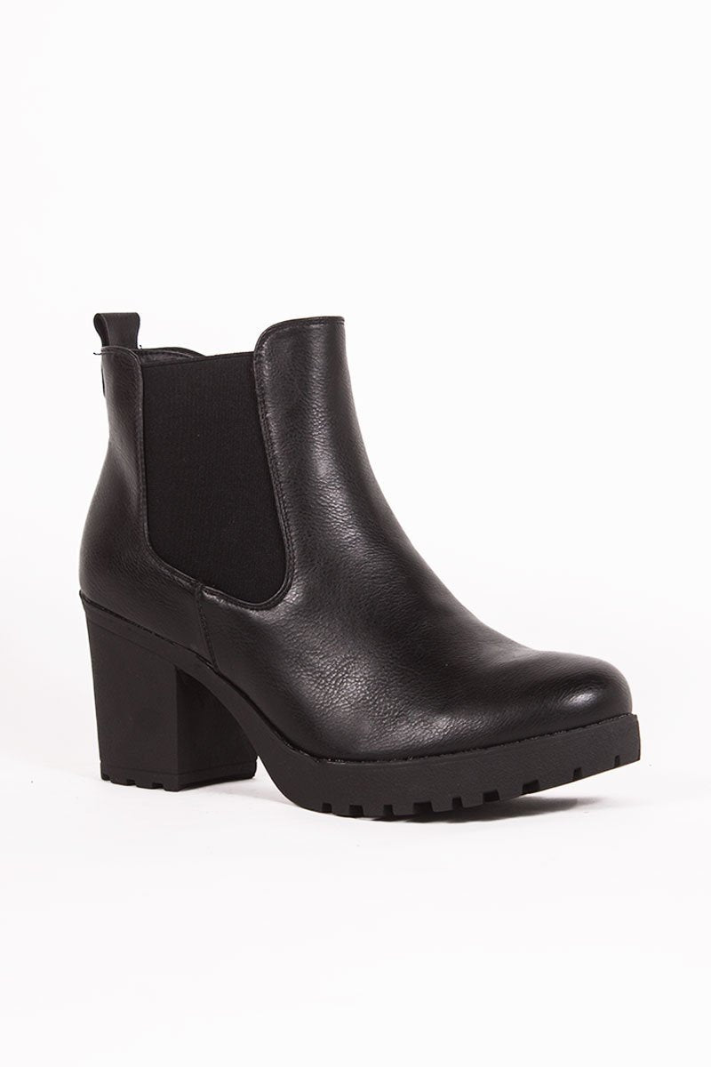 Rubie Black Heeled Ankle Boots