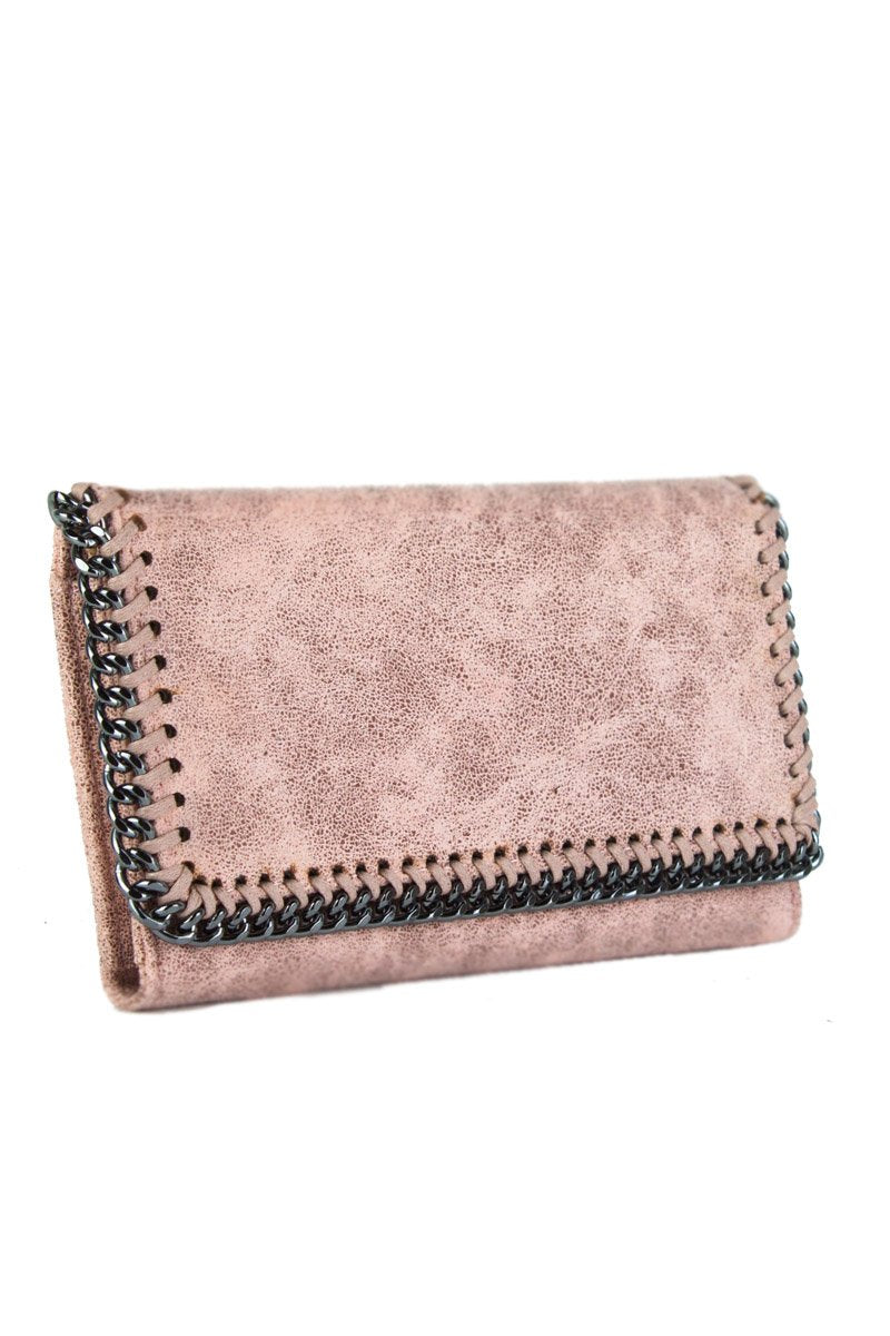 Sadie Pink Chain Purse