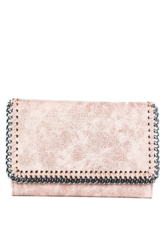 Sadie Pink Chain Purse