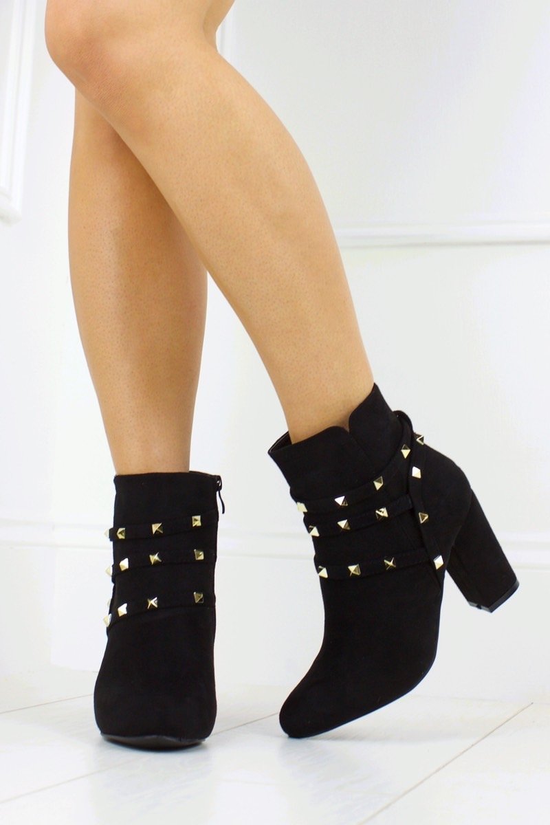 Tasha Stud Ankle Boots