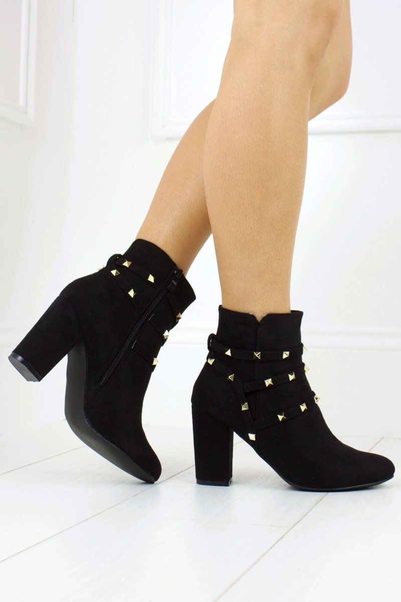 Tasha Stud Ankle Boots