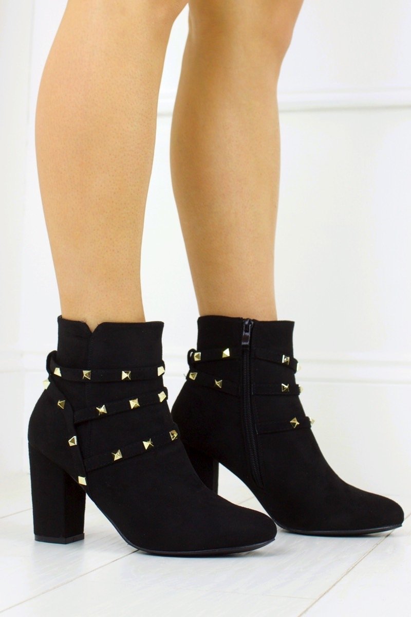 Tasha Stud Ankle Boots