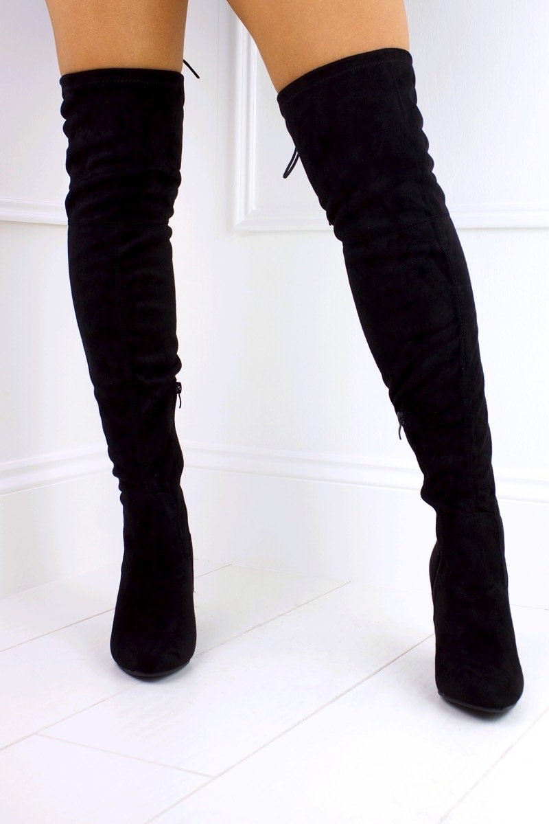 Taylor Black Over Knee Boots