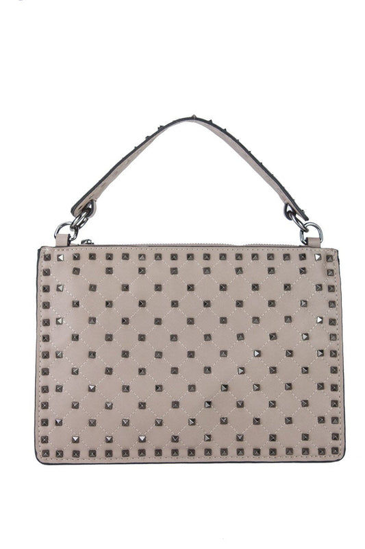 Violet Nude Stud Bag